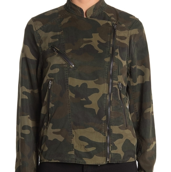 🆕 BlankNYC | NWT Camo military Moto Jacket green - Picture 4 of 7